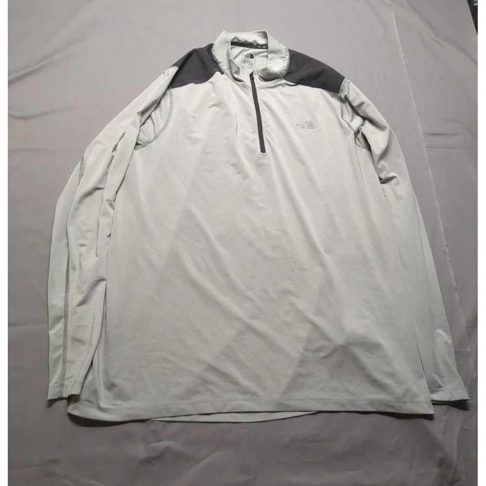 The North Face Mountain Athletics XL Gray Quarter Zip‎ FlashDry-XD Pullover Mens